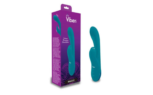 Razzle Rechargeable Thumping Rabbit Ocean by Viben.