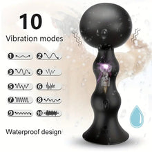 Load image into Gallery viewer, Remote Controlled Anal Vibrator Inflatable Butt Plug.
