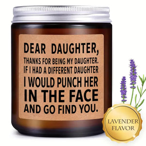 Scented Soy Wax Candle Mother and Daughter.