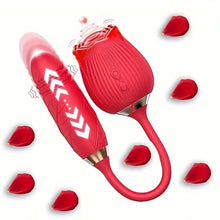 Load image into Gallery viewer, Serendipity 2 in 1 Rose Vibrator.
