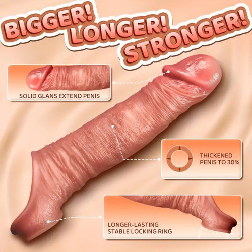 Silicone Penis Enlargement Sleeve.