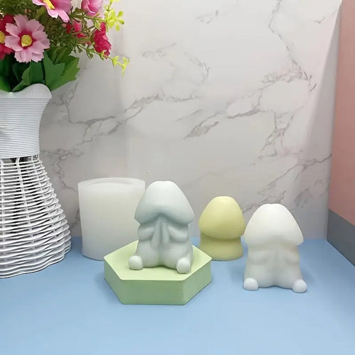 Silicone Spoof Penis Candle  Mold.