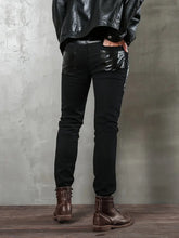 Load image into Gallery viewer, Steampunk Mens PU Leather Pants.
