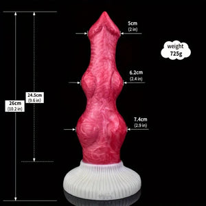 The Howling Dog Silicone Dildo.