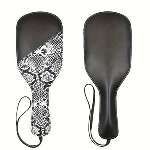 The Sting PU Leather Snakeskin Spanking Paddle.