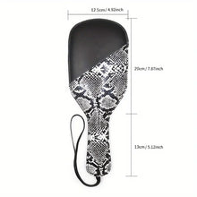 Load image into Gallery viewer, The Sting PU Leather Snakeskin Spanking Paddle.
