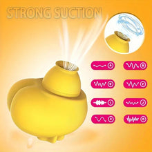 Load image into Gallery viewer, Yellow Chick Sucking Vibrator.
