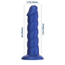 Load image into Gallery viewer, Unicorn Dildo 8in Blue. - Beautiful Stranger 2020
