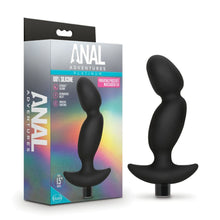 Load image into Gallery viewer, Anal Adventures Black Platinum Silicone Prostate Massager 04. - Beautiful Stranger 2020
