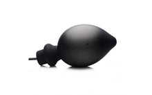 Load image into Gallery viewer, Ass Pand Large Inflatable Silicone Plug Black. - Beautiful Stranger 2020
