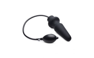 Ass Pand Large Inflatable Silicone Plug Black. - Beautiful Stranger 2020