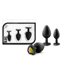 Load image into Gallery viewer, Luxe Bling Plugs Training Kit Black With Rainbow Gems. - Beautiful Stranger 2020
