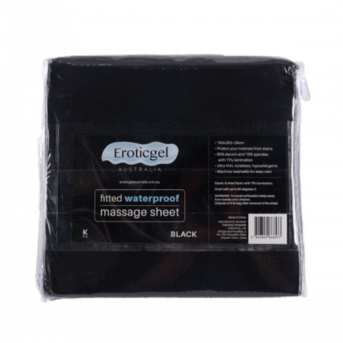 Waterproof fitted Sheets - Black. - Beautiful Stranger 2020