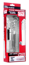 Load image into Gallery viewer, Clear Sensations Penis Extender Vibro Sleeve With Bullet. - Beautiful Stranger 2020
