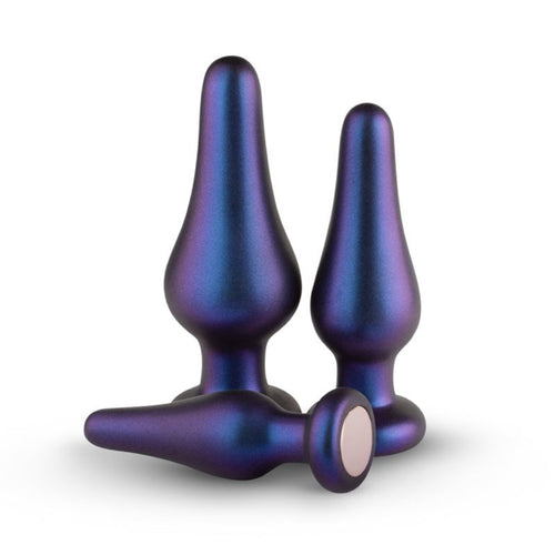 Hueman Comets 3 Pc Butt Plug Set - Black. - Beautiful Stranger 2020