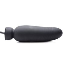 Load image into Gallery viewer, Dick Spand Inflatable Silicone Dildo Black. - Beautiful Stranger 2020
