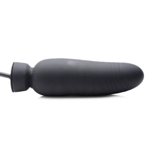 Dick Spand Inflatable Silicone Dildo Black. - Beautiful Stranger 2020