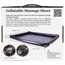 Load image into Gallery viewer, Eroticgel Inflatable Massage / Sex Sheet Black. - Beautiful Stranger 2020
