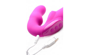 Evoke Pink Silicone Strapless Strap On. - Beautiful Stranger 2020