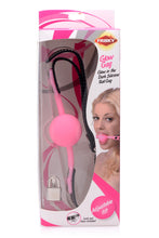 Load image into Gallery viewer, Glow Gag Glow in the Dark Silicone Ball Gag. - Beautiful Stranger 2020
