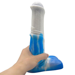 Horse Dildo Blue/White. - Beautiful Stranger 2020