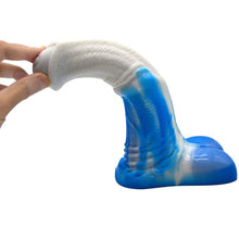 Load image into Gallery viewer, Horse Dildo Blue/White. - Beautiful Stranger 2020
