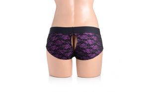 Lace Envy Panty Harness Purple S/M. - Beautiful Stranger 2020