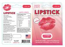 Load image into Gallery viewer, Lipstick Female Libido Single Pill. - Beautiful Stranger 2020
