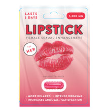Load image into Gallery viewer, Lipstick Female Libido Single Pill. - Beautiful Stranger 2020
