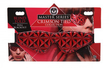 Load image into Gallery viewer, MS Crimson Tied Blindfold. - Beautiful Stranger 2020
