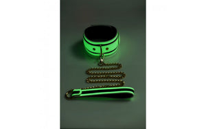 Master Series Kink in the Dark Glowing Collar & Lead Flouro Green. - Beautiful Stranger 2020