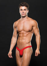 Load image into Gallery viewer, Microfibre Low Rise Zip Thong Red by Envy. - Beautiful Stranger 2020
