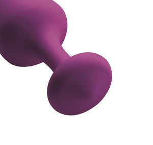 Purple Pleasures 3 Piece Silicone Anal Plugs by Frisky. - Beautiful Stranger 2020