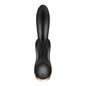 Satisfyer Black Double Flex App Rabbit Vibrator. - Beautiful Stranger 2020