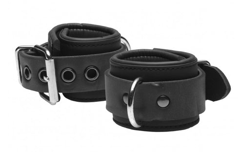 Serve Black Neoprene Buckle Cuffs. - Beautiful Stranger 2020