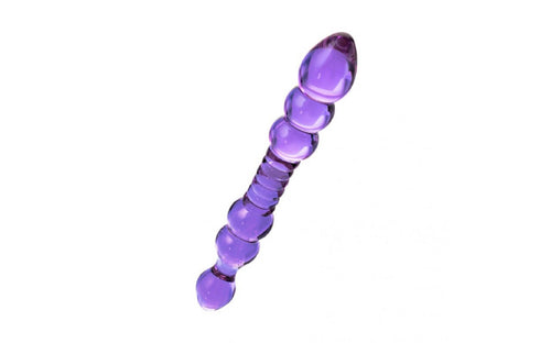 Sexus Glass Dildo Mauve 22.8cm. - Beautiful Stranger 2020