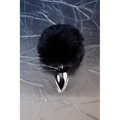 Small Metal Anal Plug w Silver Black Tail. - Beautiful Stranger 2020