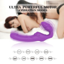 Load image into Gallery viewer, STIM U Dual Ended Silicone Vibrator - Purple. - Beautiful Stranger 2020
