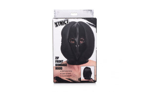 Strict Zip Front Bondage Hood Black. - Beautiful Stranger 2020