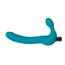 Load image into Gallery viewer, Temptasia Luna Strapless Silicone Dildo Teal. - Beautiful Stranger 2020
