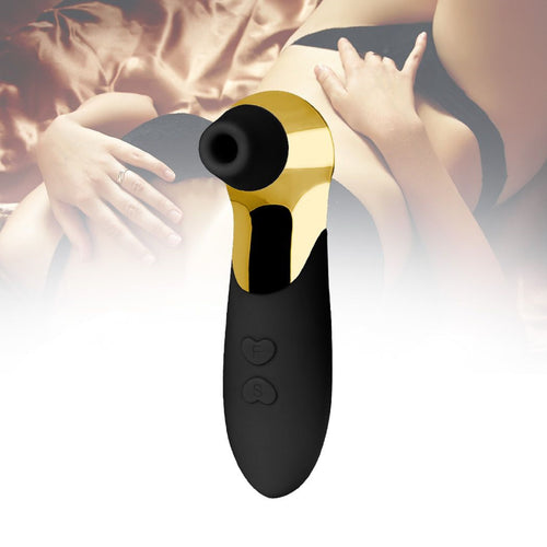 Vibrator Female Suction Sucking USB Rechargeable - Black. - Beautiful Stranger 2020