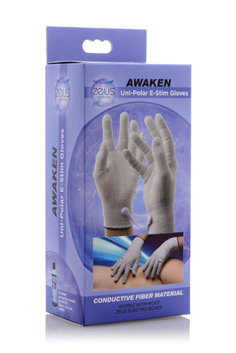 Zeus White Awaken Electro Stimulation Gloves. - Beautiful Stranger 2020