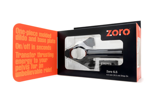 Zoro 6.5 Black Strap On Dildo. - Beautiful Stranger 2020